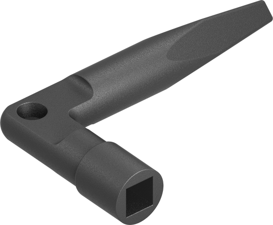 Bauschlüssel Steckschlüsse Vierkantschlüssel 9 6-10 Metall Zamak schwarz 1C04-52