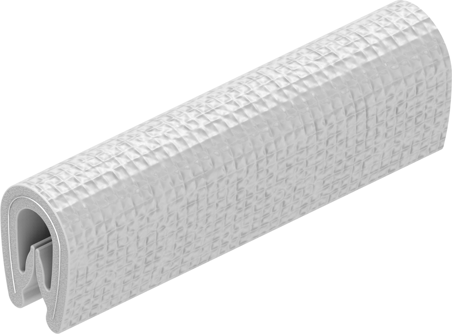 10m Kantenschutz Kantenschutzprofil Dichtprofil KB 1-2mm PVC weißgrau 1C10-04-01