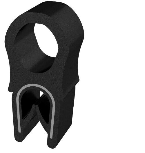 1 m Dichtungsprofil Dichtprofil Kantenschutz EPDM PVC schwarz KB 1-4mm 1C11-6011