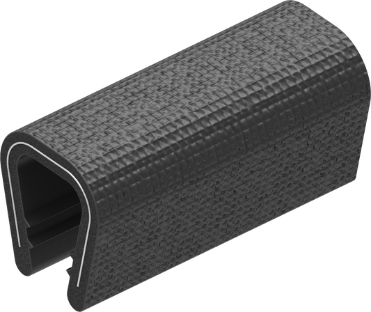 5 m Dichtungsprofil Dichtprofil Kantenschutz PVC  schwarz KB 5 - 7 mm 1C10-06