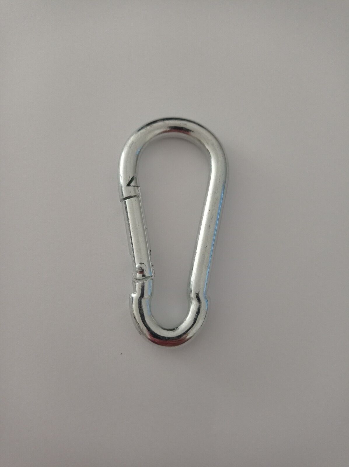 Karabinerhaken Stahl verzinkt 80x8 Karabiner Schnapphaken Haken snap hook 444