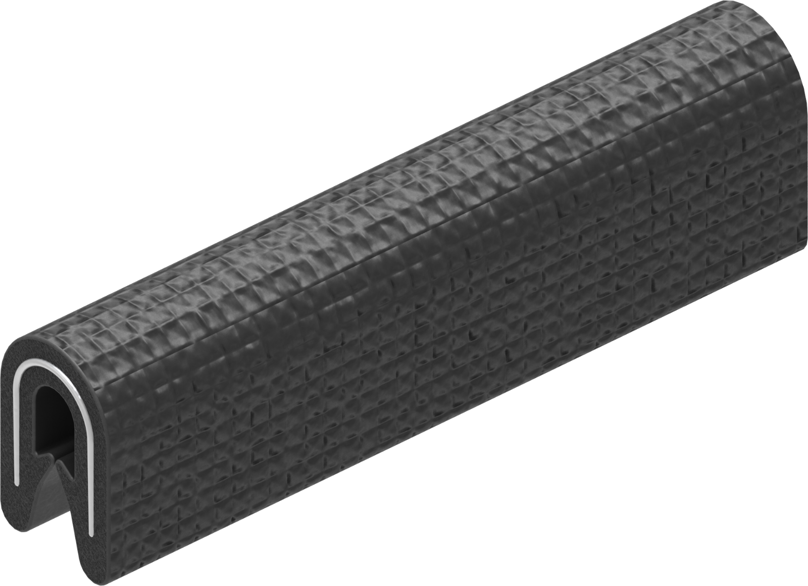 5 m Kantenschutz Kantenschutzprofil Dichtprofil KB 1 mm PVC schwarz 1C10-03