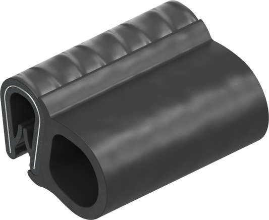1 m Dichtungsprofil Dichtprofil Kantenschutz EPDM PVC schwarz KB 1- 4 mm 1C11-19