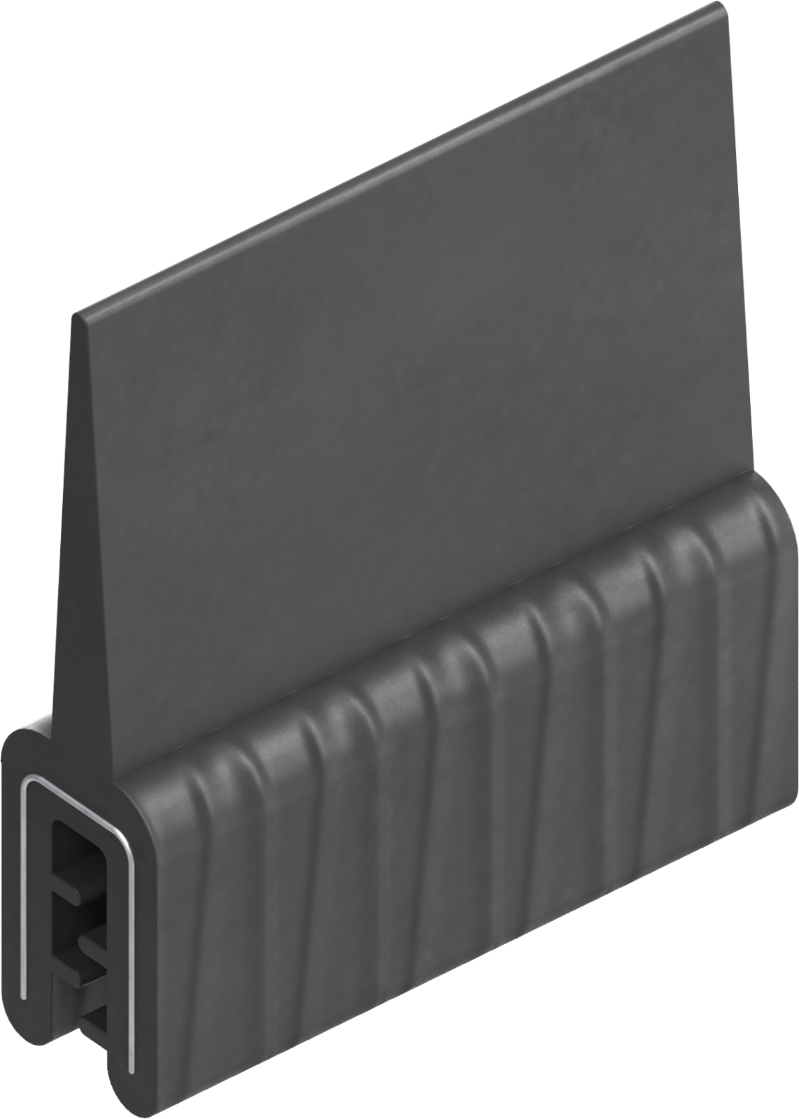 1 m Dichtungsprofil Dichtprofil Kantenschutz EPDM schwarz KB 1 - 3mm 1C11-36