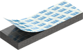 10m Rolle Moosgummi Selbstklebend 10x2 mm Zellkaukautschuk EPDM schwarz 1C16-12