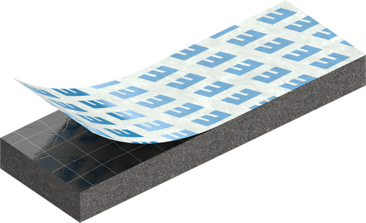 10m Rolle Moosgummi Selbstklebend 10x2 mm Zellkaukautschuk EPDM schwarz 1C16-12