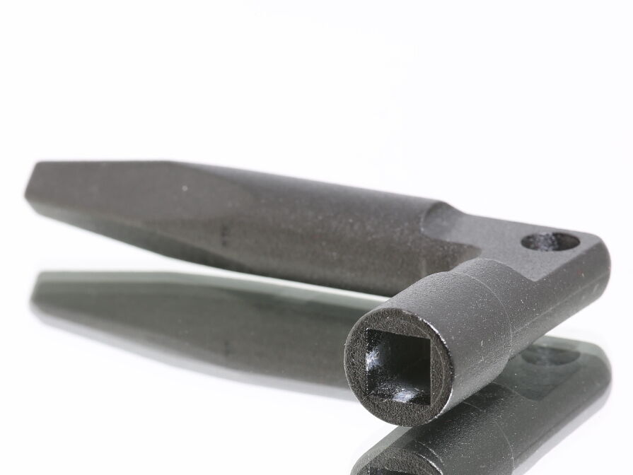 1x Bauschlüssel Steckschlüssel Vierkantschlüssel 9 6-10 Metall  schwarz 1C04-52
