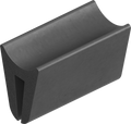 5 m Dichtungsprofil Dichtprofil Kantenschutz EPDM  schwarz KB 3 - 4 mm 1C38-07
