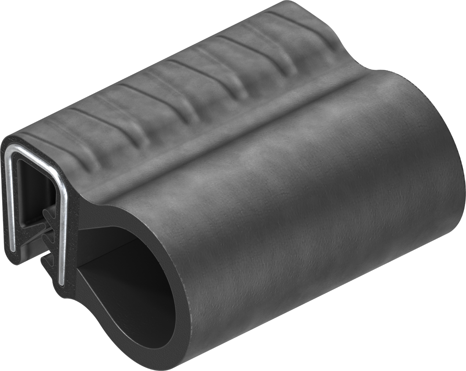 1 m Dichtungsprofil Dichtprofil Kantenschutz EPDM schwarz KB 1 - 3,5 mm 1C11-12