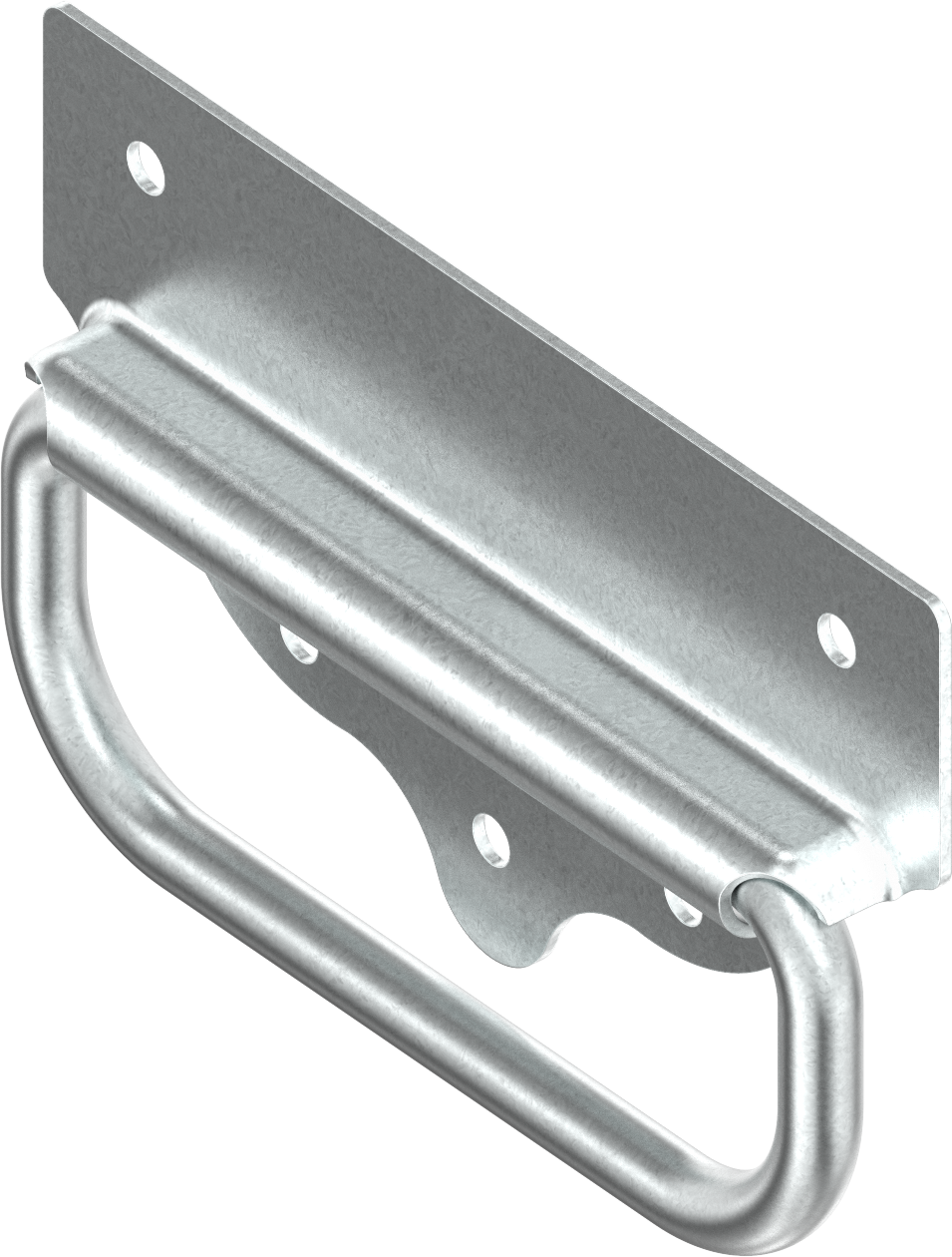 2x Haltegriff Tragegriff Kistengriff Handgriff 126x72 Stahl verzinkt 6C40-U12-JQ