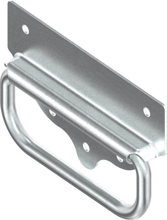 2x Haltegriff Tragegriff Kistengriff Handgriff 126x72 Stahl verzinkt 6C40-U12-JQ