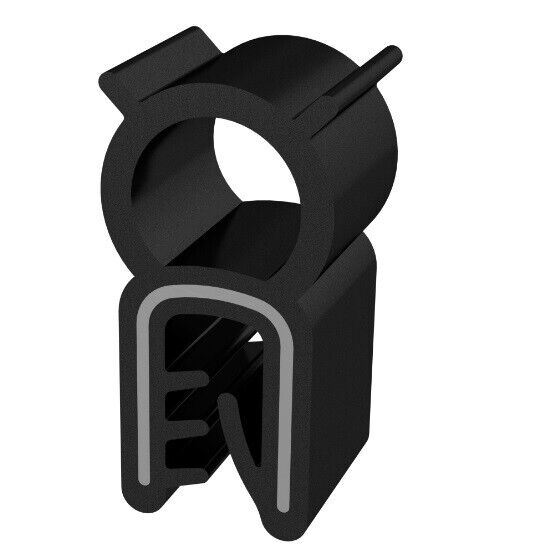 1m Dichtungsprofil Dichtprofil Kantenschutz EPDM PVC schwarz KB 1-3 mm 1C11-7009