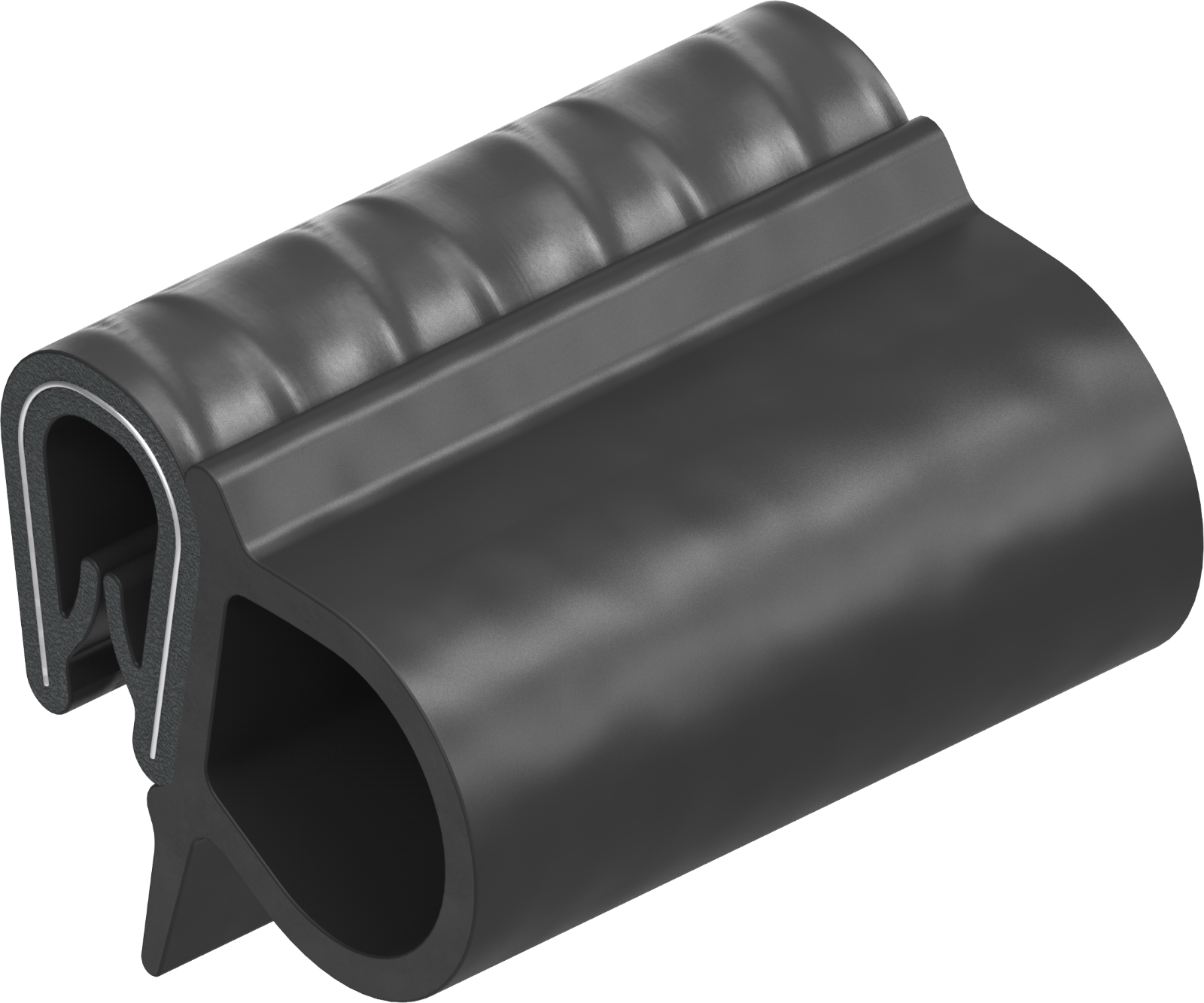 5 m Dichtungsprofil Dichtprofil Kantenschutz EPDM PVC schwarz KB 1 - 4mm 1C11-25