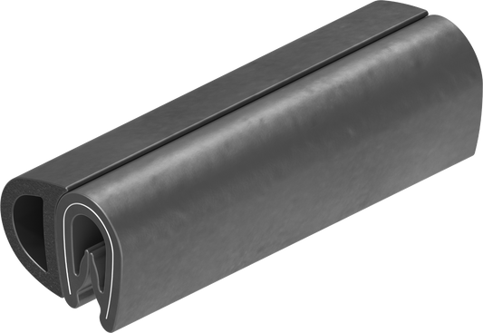 5 m Dichtungsprofil Dichtprofil Kantenschutz EPDM PVC schwarz KB 1 - 2mm 1C11-20
