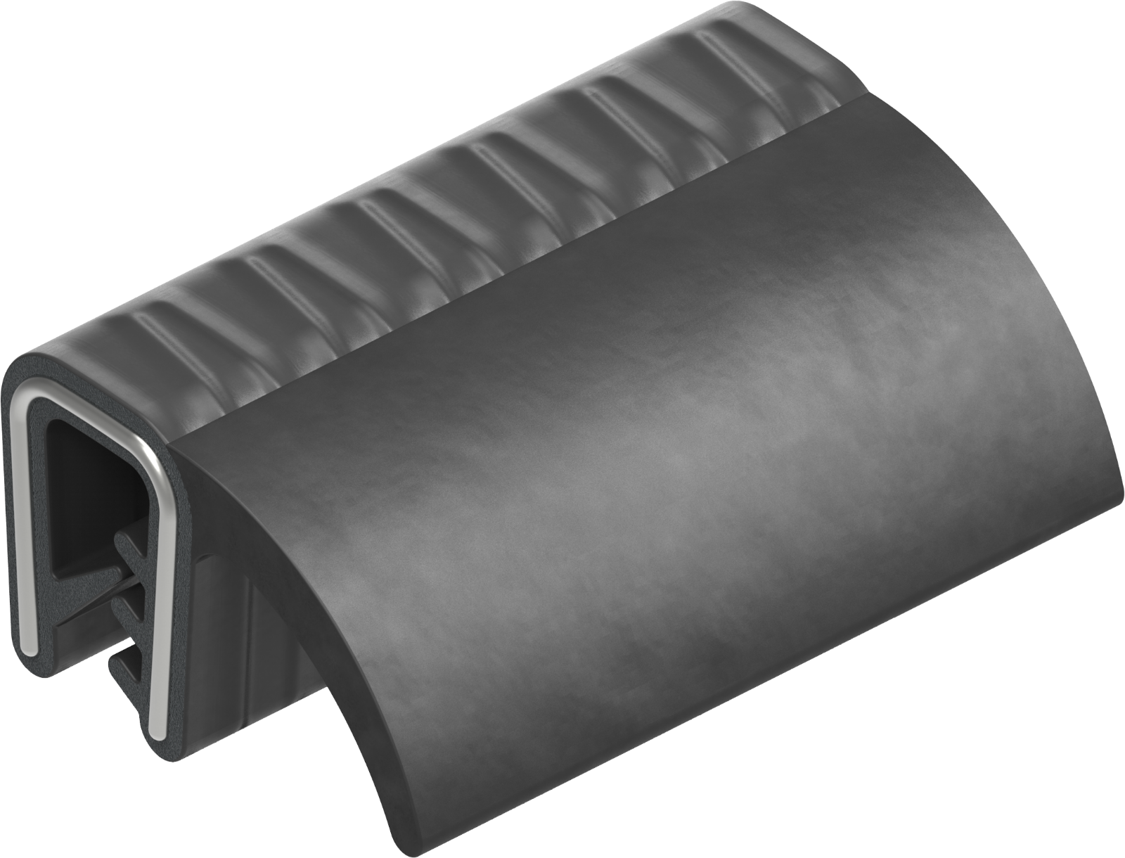 5 m Dichtungsprofil Dichtprofil Kantenschutz EPDM schwarz KB 1- 3,5 mm 1C11-08