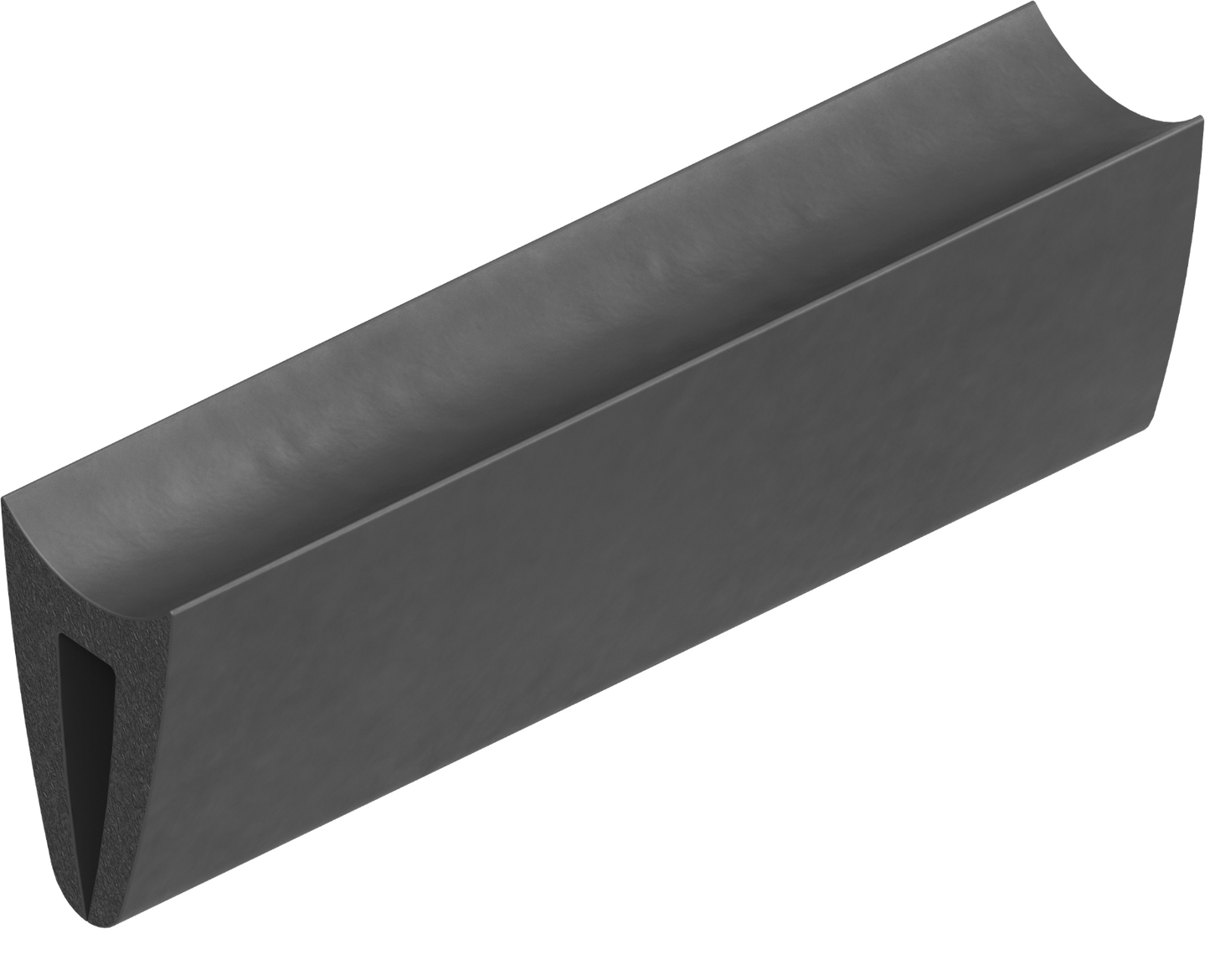 1 m Dichtungsprofil Dichtprofil Kantenschutz EPDM  schwarz KB 1.5 - 2 mm 1C38-06