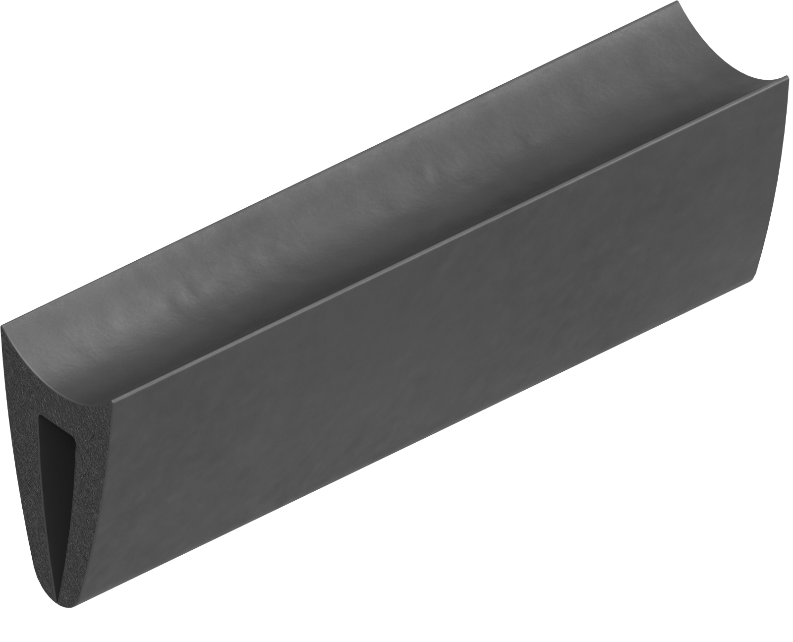 1 m Dichtungsprofil Dichtprofil Kantenschutz EPDM  schwarz KB 1.5 - 2 mm 1C38-06