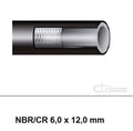 1m Kraftstoffschlauch Benzinschlauch Dieselschlauch  Ø 6,0 x 12,0 mm 1C17-55