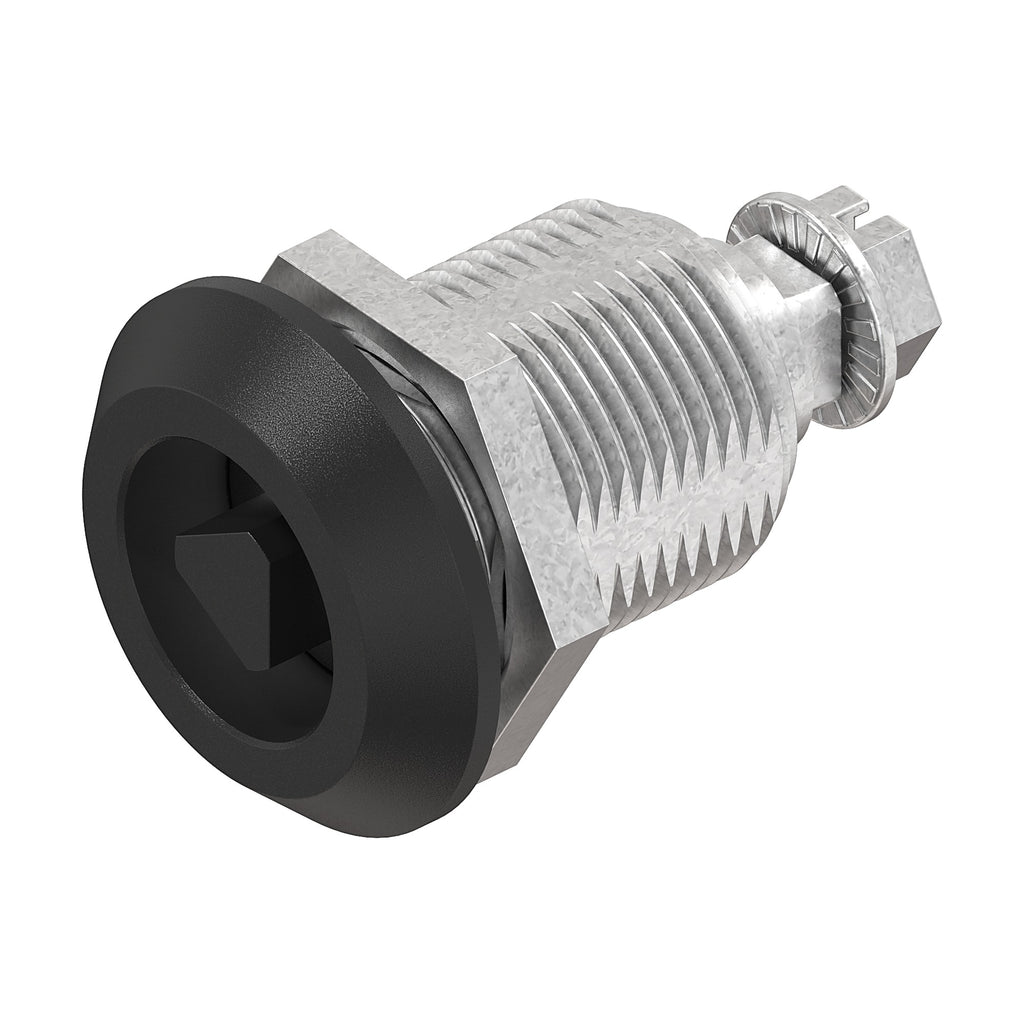 Drehspannverschluss, Dreikant 8 mm, Zink-Druckguss schwarz (1000-U783) – Ansicht 2