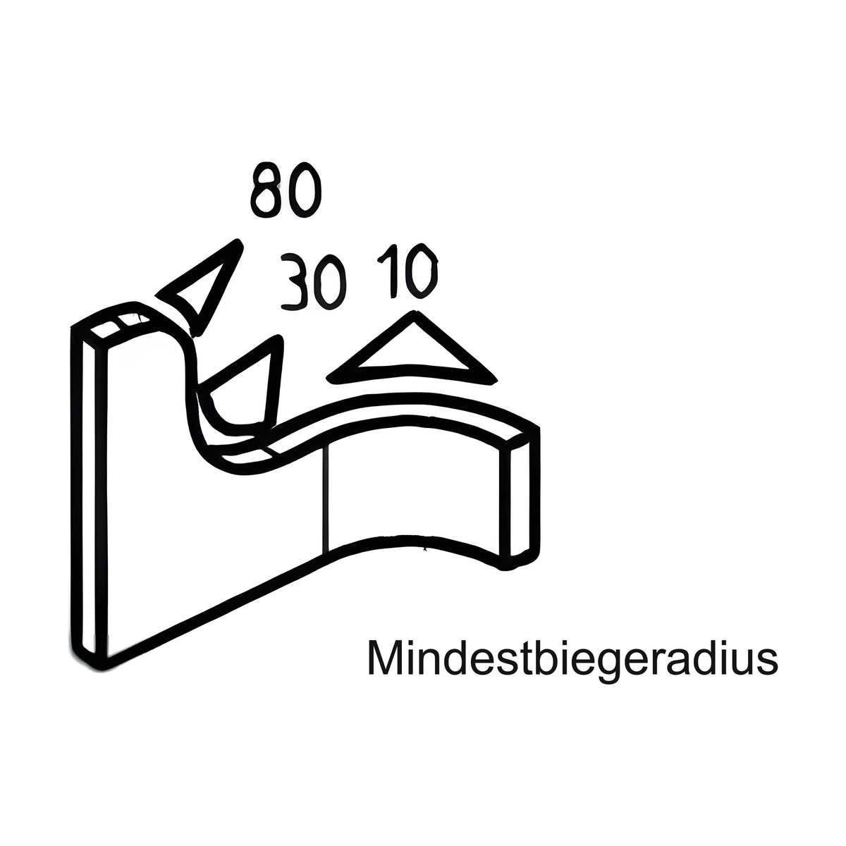 Kantenschutzprofil EPDM, Klemmbereich 1,5–2 mm, schwarz (1C38-06)