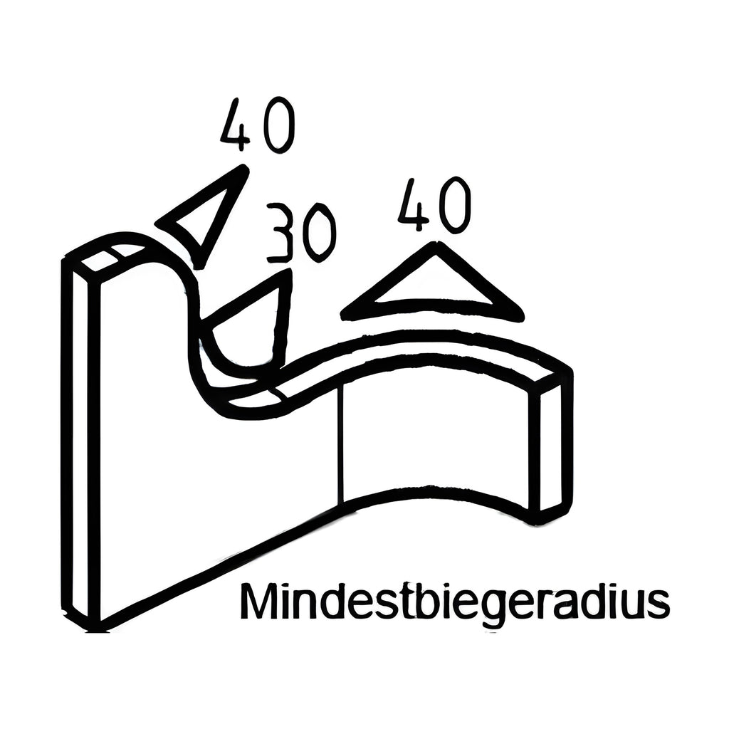Kantenschutzprofil mit Stahlkern EPDM, Klemmbereich 0,8–2,5 mm, schwarz (1C10-12) – Ansicht 2