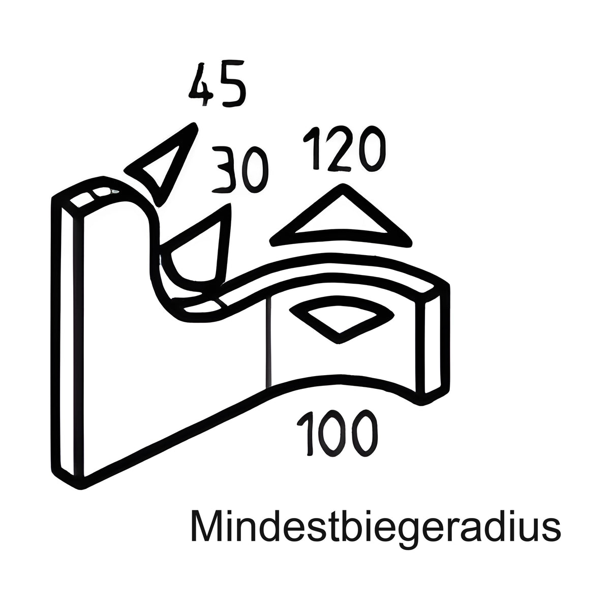Klemmprofil mit Dichtkopf EPDM / PVC, Klemmbereich 1–4 mm, schwarz (1C11-19)