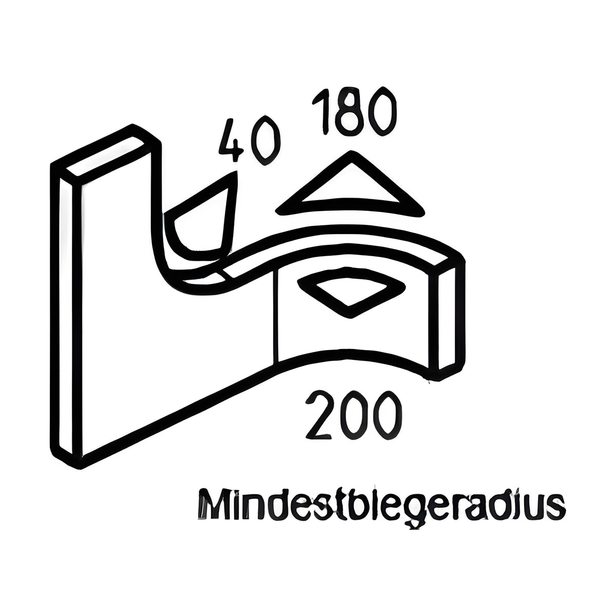 Klemmprofil mit Dichtkopf EPDM, Klemmbereich 1–3 mm, schwarz (1C11-41)
