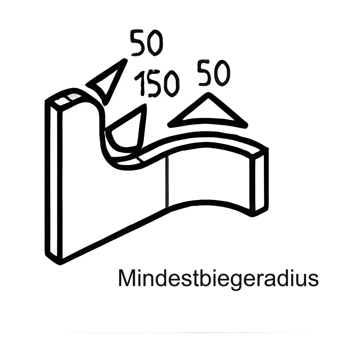 Klemmprofil mit Dichtkopf EPDM, Klemmbereich 3–5 mm, schwarz (1C11-49)