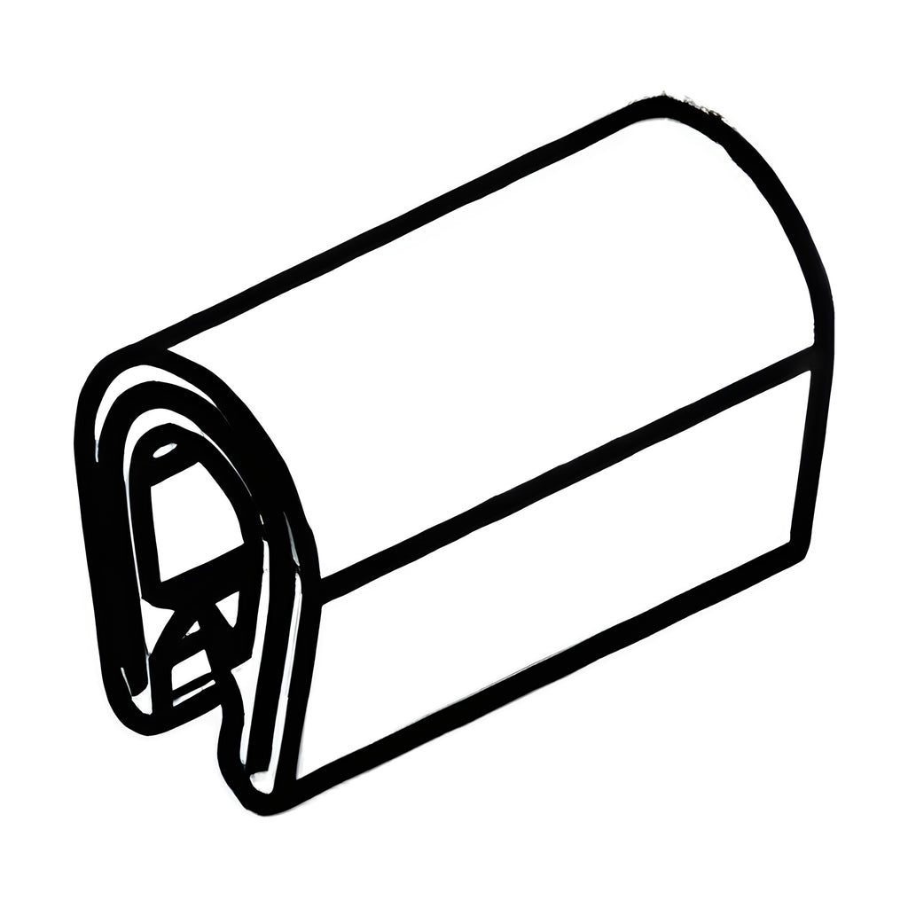 Kantenschutzprofil mit Stahlkern PVC, Klemmbereich 1–4,5 mm, schwarz (1C10-01) – Ansicht 3