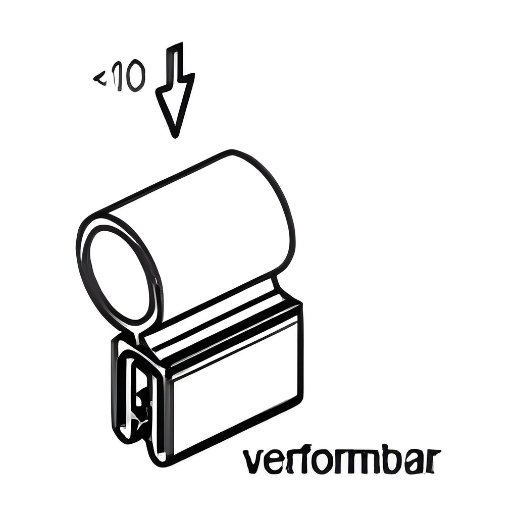 Klemmprofil mit Dichtkopf EPDM, Klemmbereich 1–3 mm, schwarz (1C11-34) – Ansicht 3