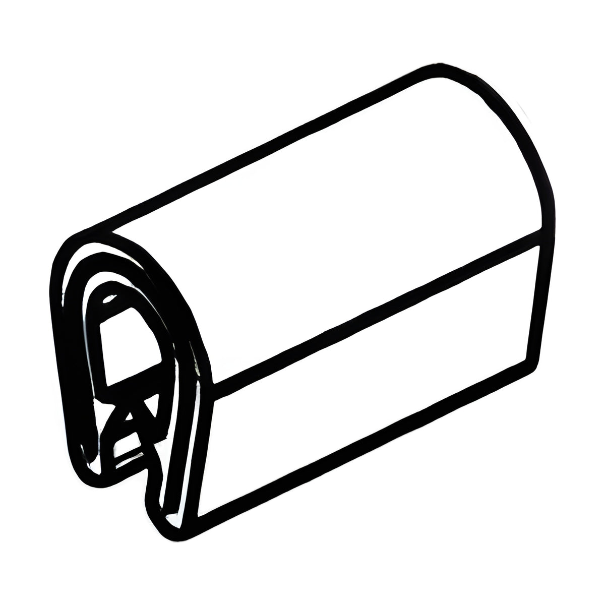Kantenschutzprofil mit Stahlkern PVC, Klemmbereich 3–5 mm, anthrazit (1C10-07-1)