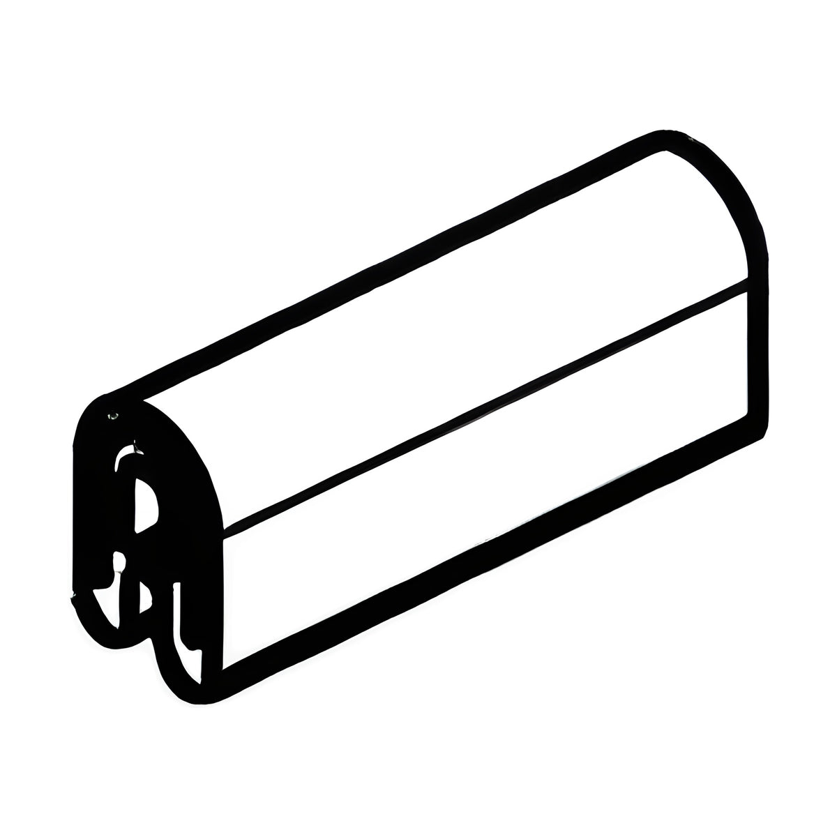 Kantenschutzprofil PVC, Klemmbereich 1 mm, schwarz (1C10-03)