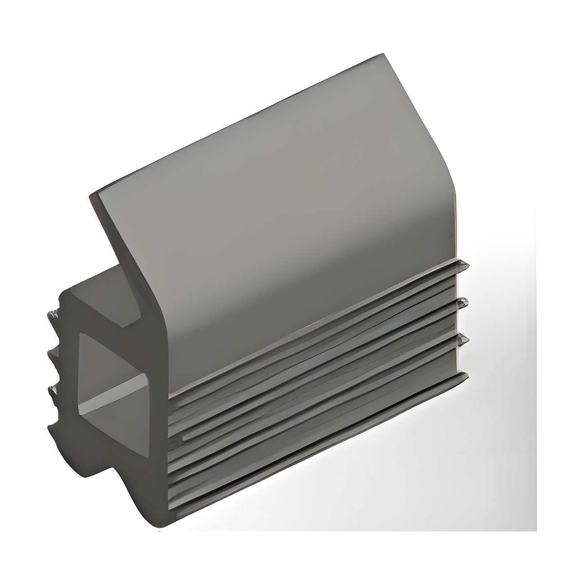 Lippenprofil EPDM, Klemmkanal 10 mm, schwarz (1C03-04)