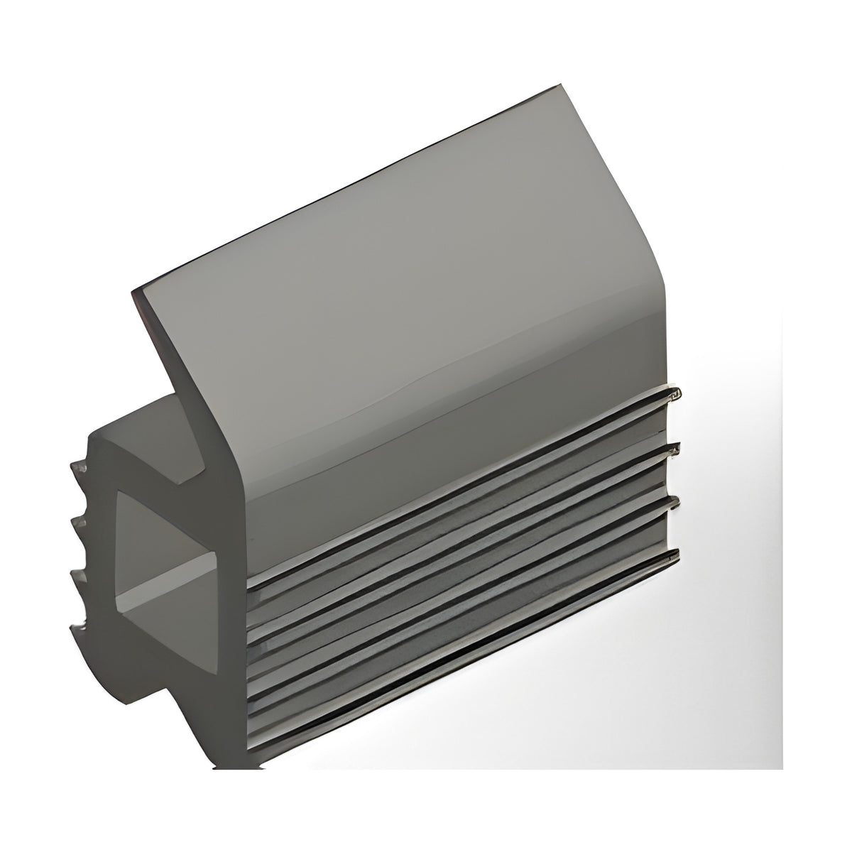Lippenprofil EPDM, Klemmkanal 10 mm, schwarz (1C03-01)