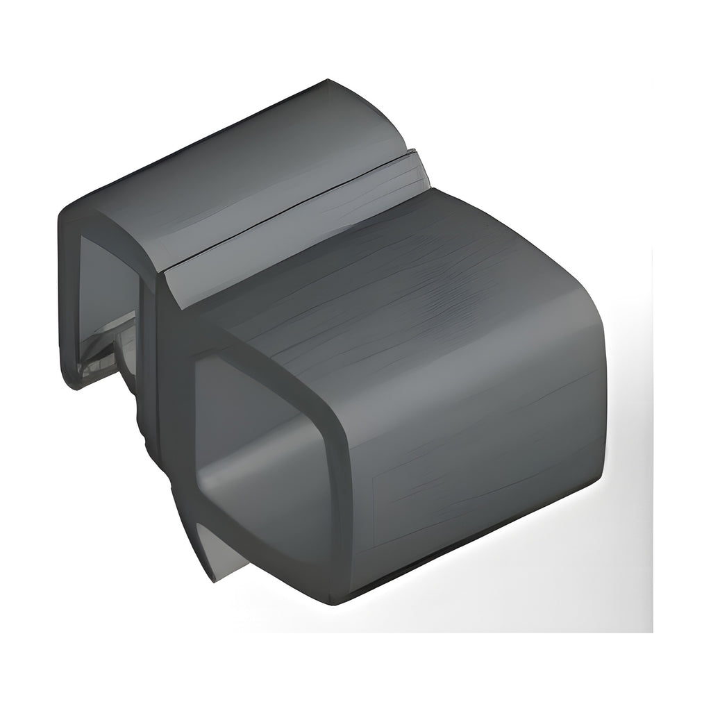 Klemmprofil mit Dichtkopf EPDM / PVC, Klemmbereich 1–4 mm, schwarz (1C11-26)