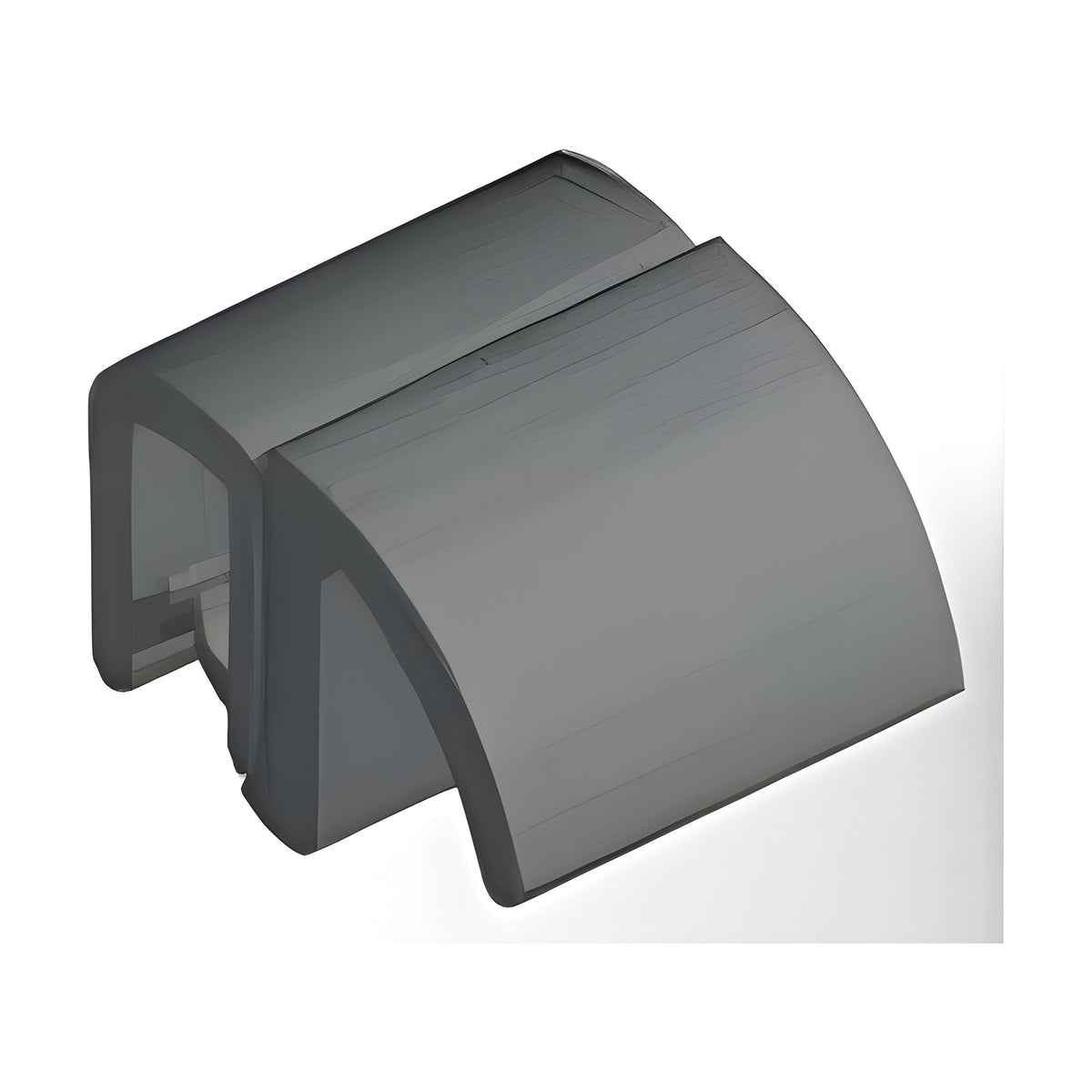 Klemmprofil mit Dichtkopf EPDM / PVC, Klemmbereich 1–4 mm, schwarz (1C11-17)
