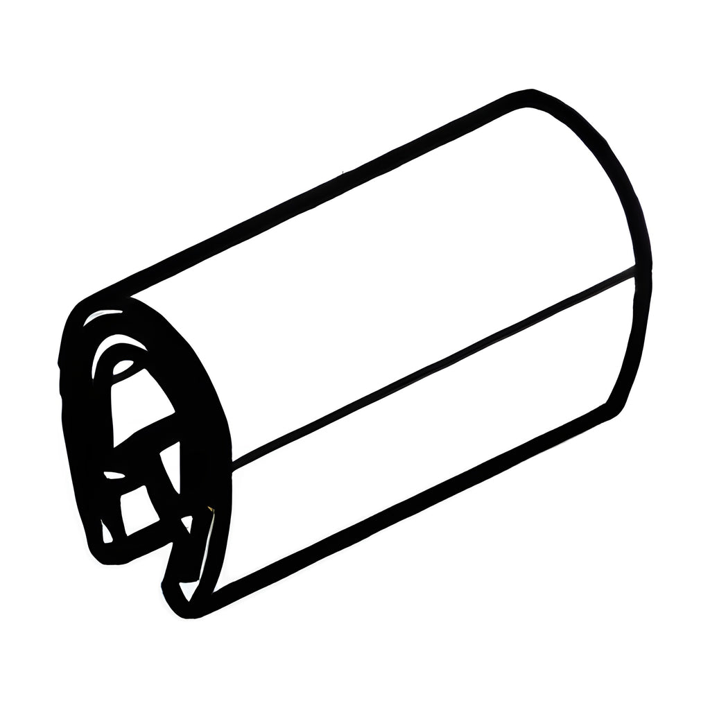 Kantenschutzprofil mit Stahlkern PVC, Klemmbereich 1–3 mm, schwarz (1C10-10)