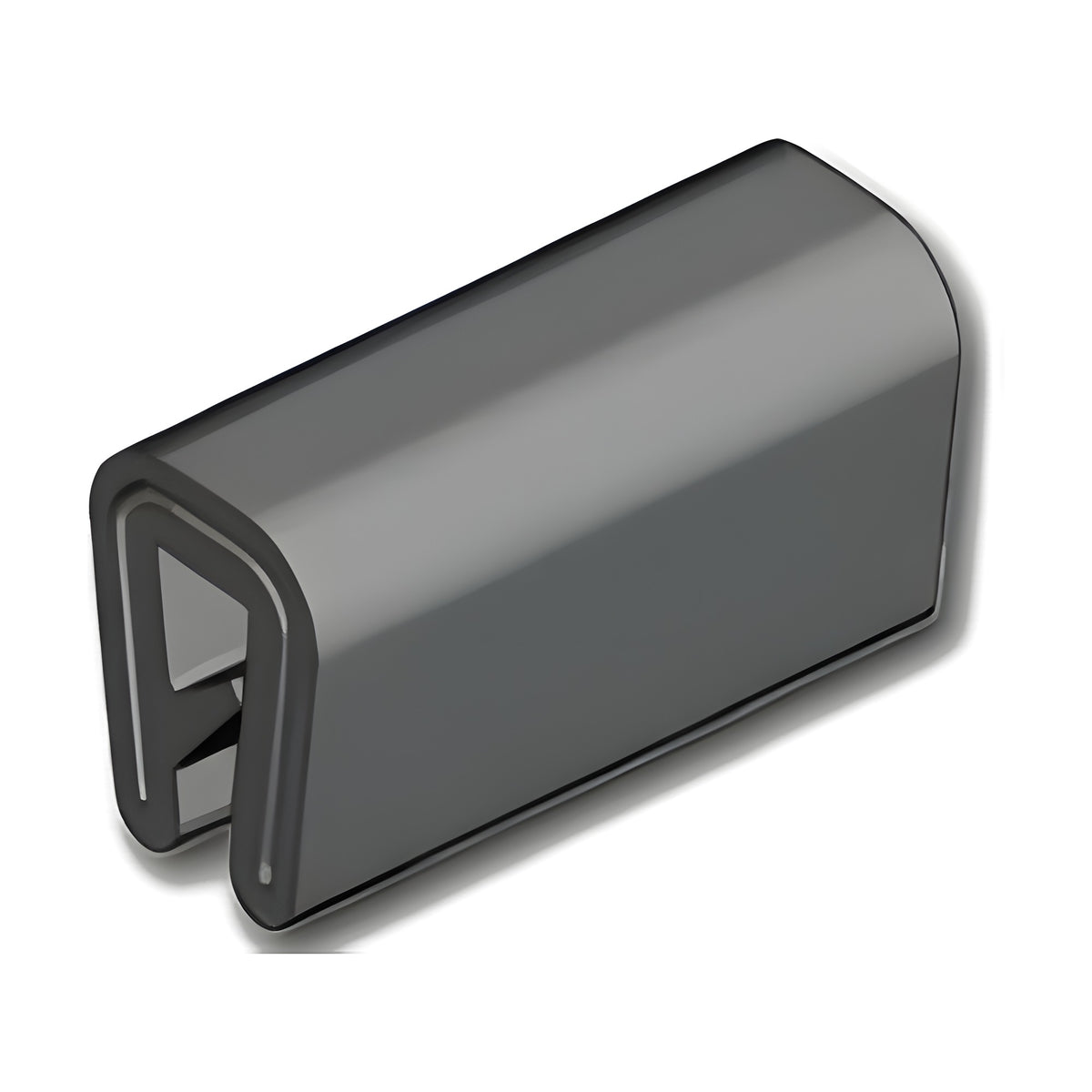 Kantenschutzprofil mit Stahlkern EPDM, Klemmbereich 0,8–2,5 mm, schwarz (1C10-12)