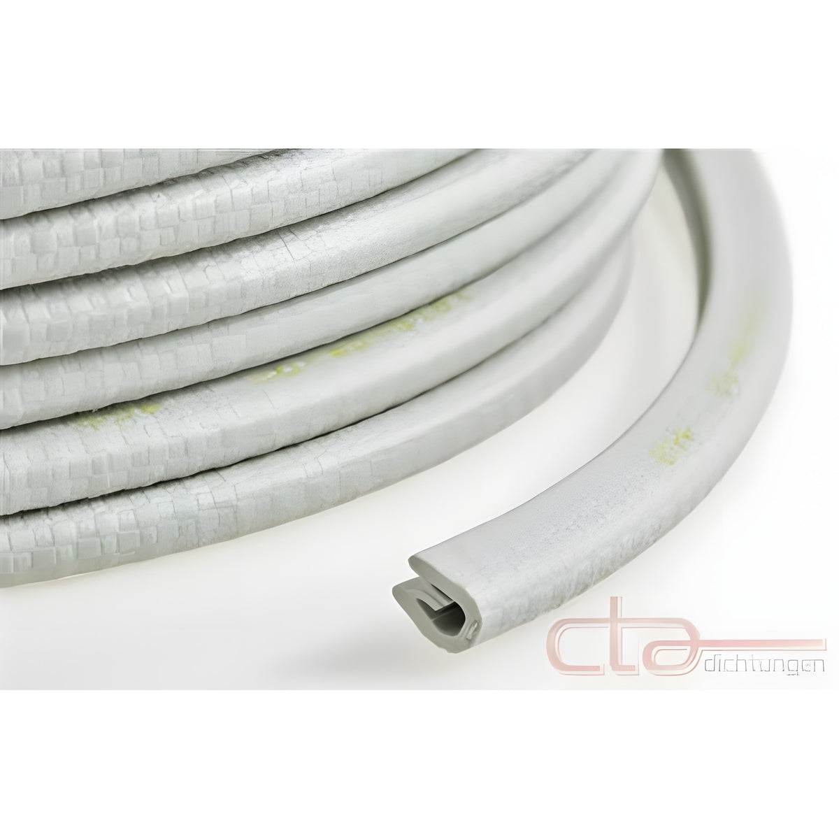 Kantenschutzprofil mit Stahlkern PVC, Klemmbereich 1–2 mm, weißgrau (1C10-04-01)