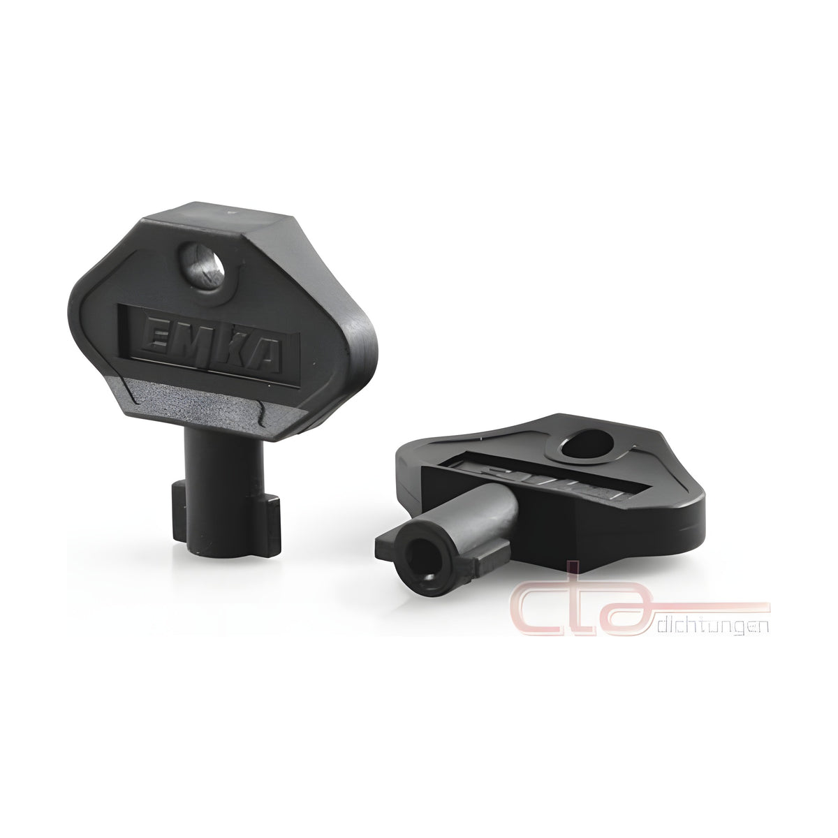 Doppelbartschlüssel, 5 mm, Kunststoff schwarz (1C04-33)