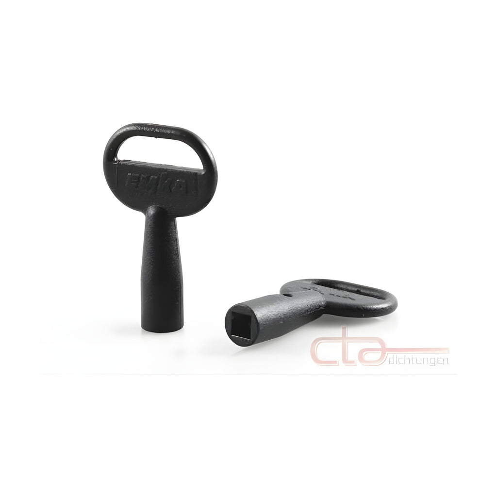 Vierkantschlüssel, 6 mm, Zink-Druckguss schwarz (1C04-20)
