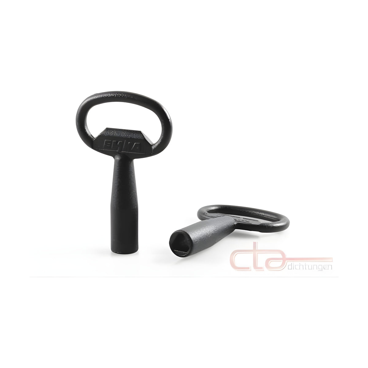 Triangle key, 7 mm, die-cast zinc black (1C04-03)