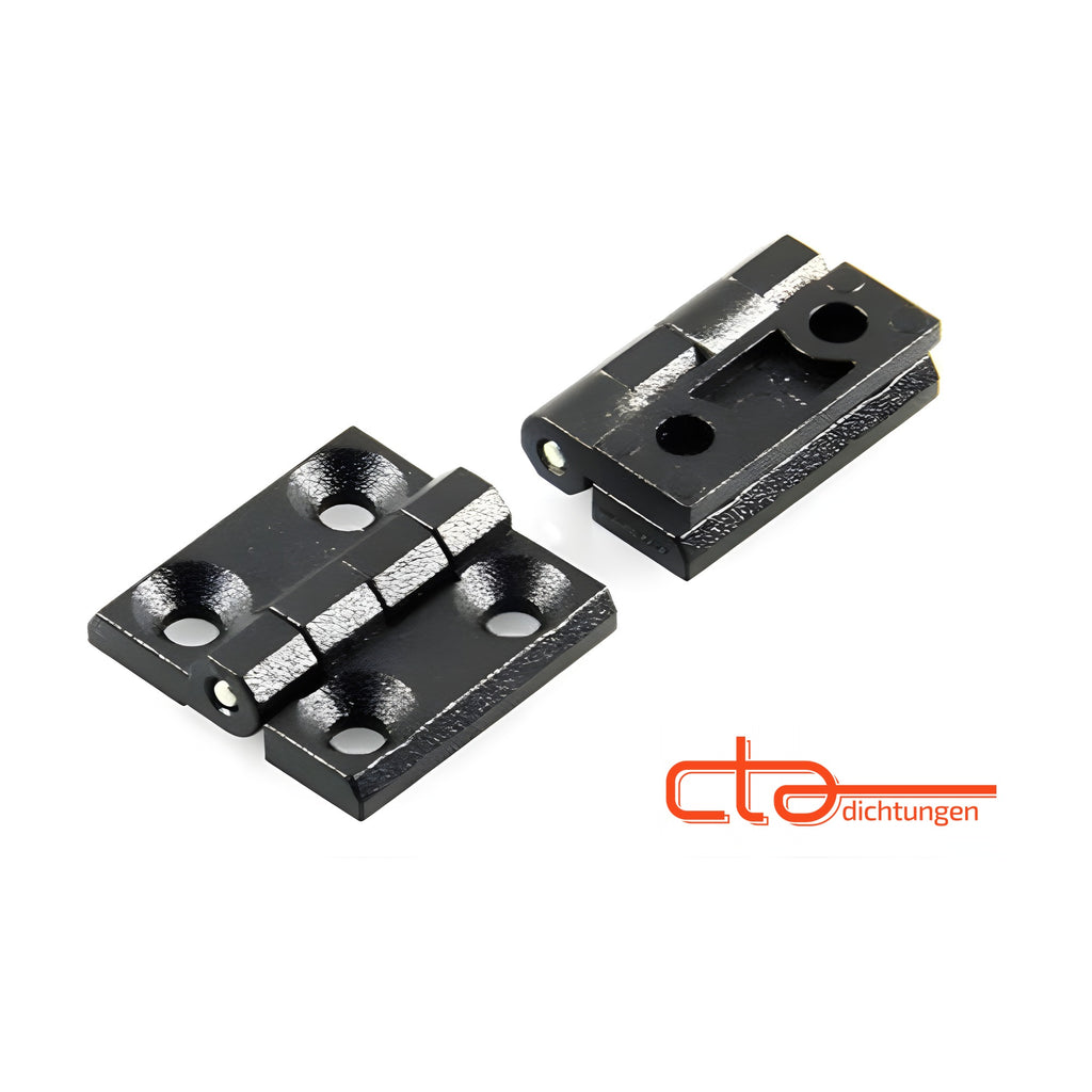 Anschraubscharnier, 30 × 30 mm, Zink-Druckguss schwarz (1C56-U60) – Ansicht 4