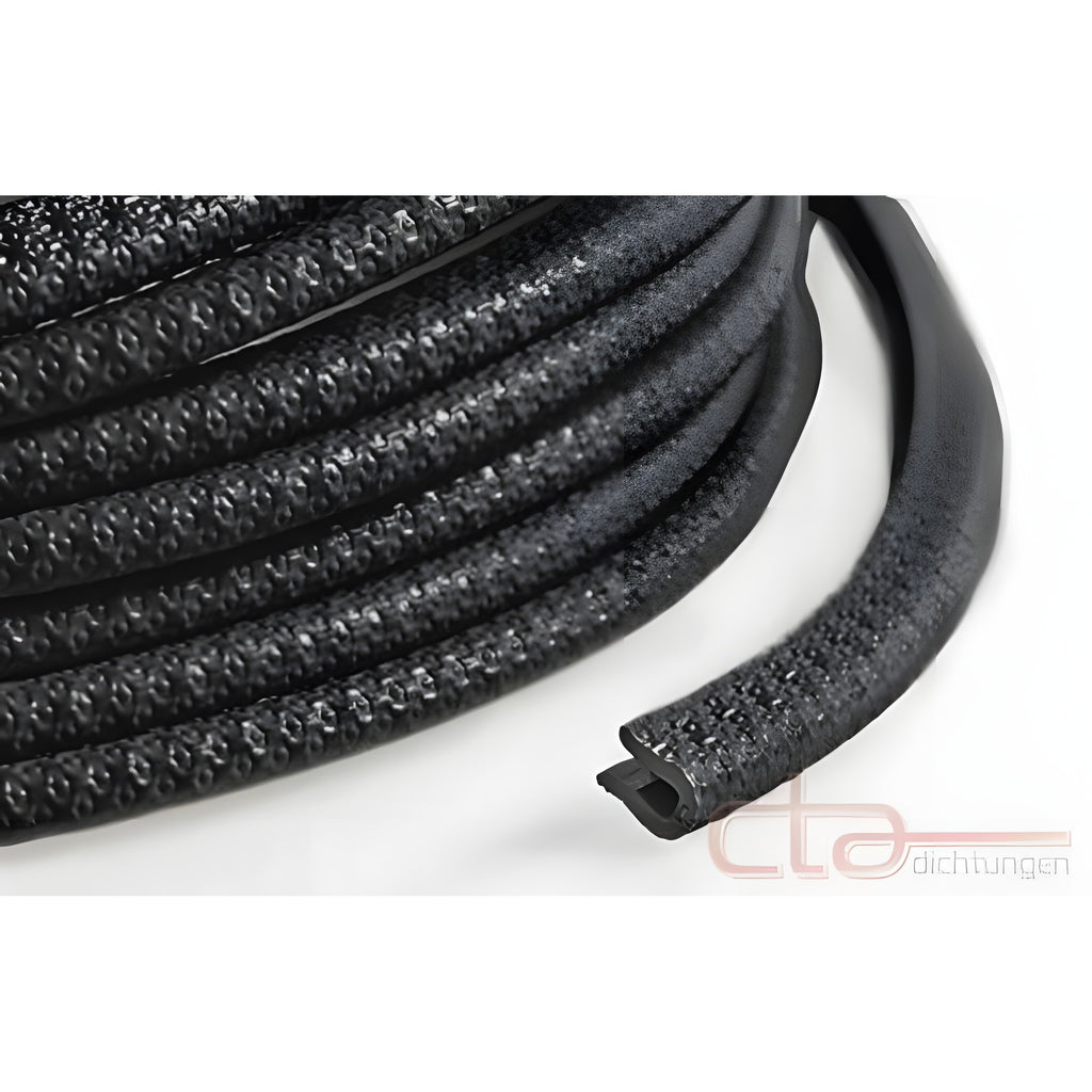 Kantenschutzprofil PVC, Klemmbereich 1 mm, schwarz (1C10-03)