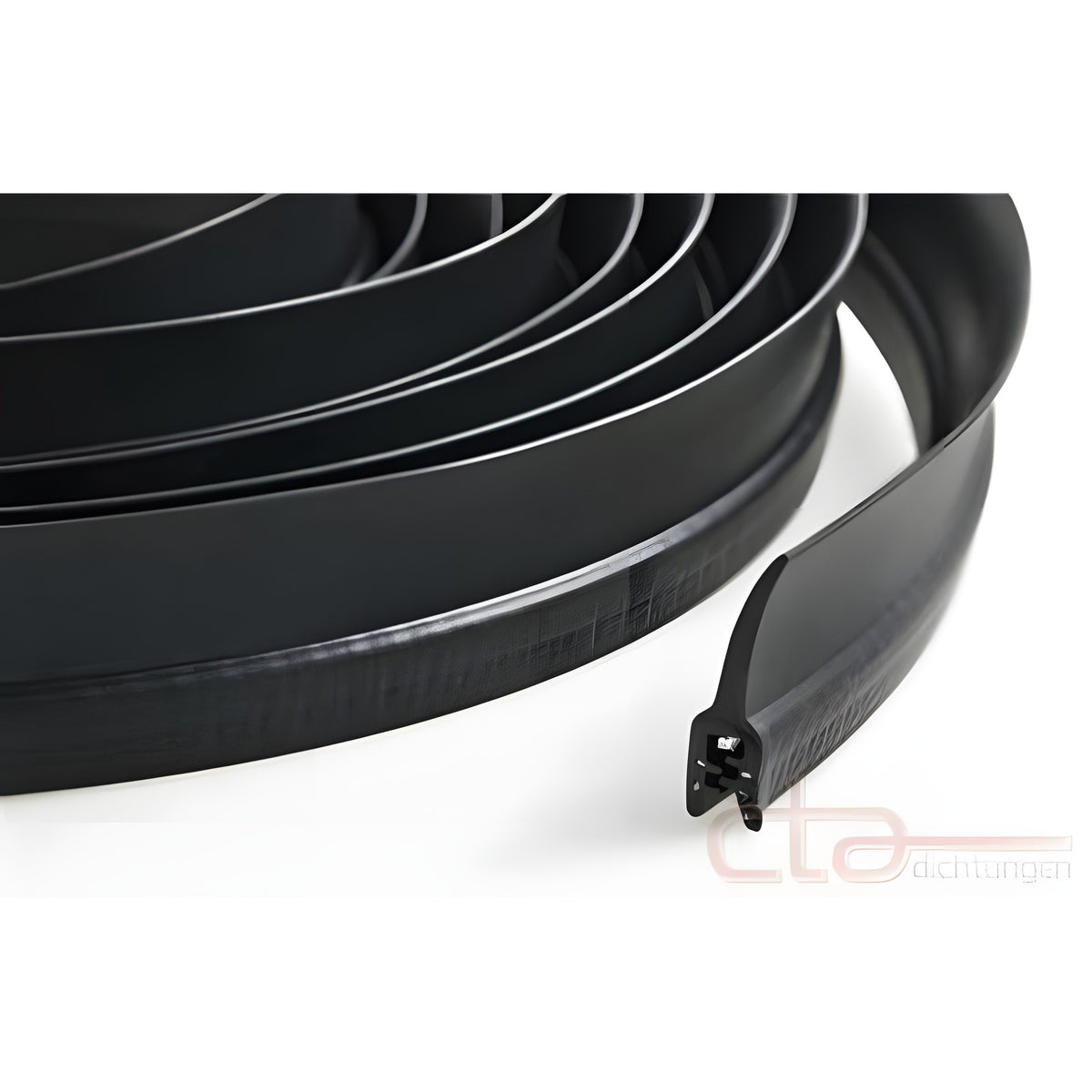 Klemmprofil mit Dichtkopf EPDM, Klemmbereich 1–3 mm, schwarz (1C11-30)