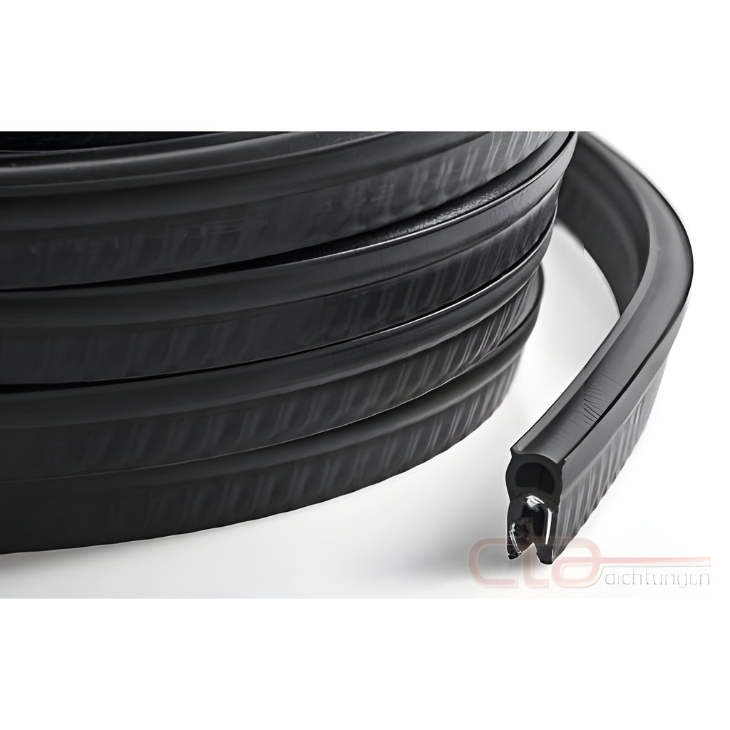 Klemmprofil mit Dichtkopf NBR, Klemmbereich 1–3,5 mm, schwarz (1C11-15)