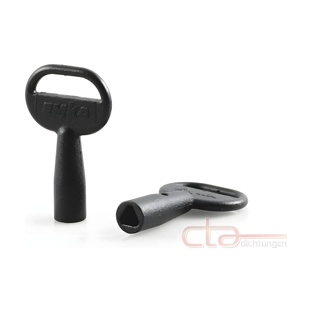 Dreikantschlüssel, 6,5 mm, Zink-Druckguss schwarz (1C04-21)