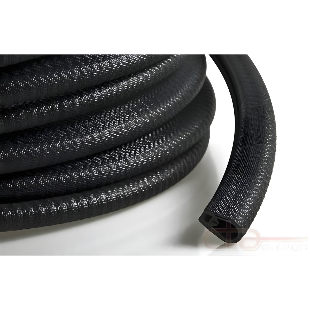 Kantenschutzprofil mit Stahlkern PVC, Klemmbereich 1–4 mm, schwarz (1C10-08)