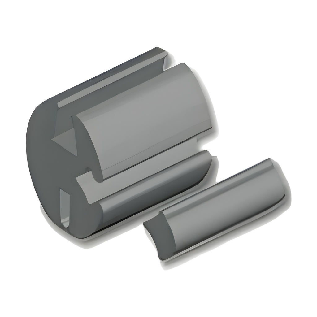 Fensterprofil mit Füller EPDM, Blech 3 mm, Scheibe 10 mm, schwarz (1C30-7048)
