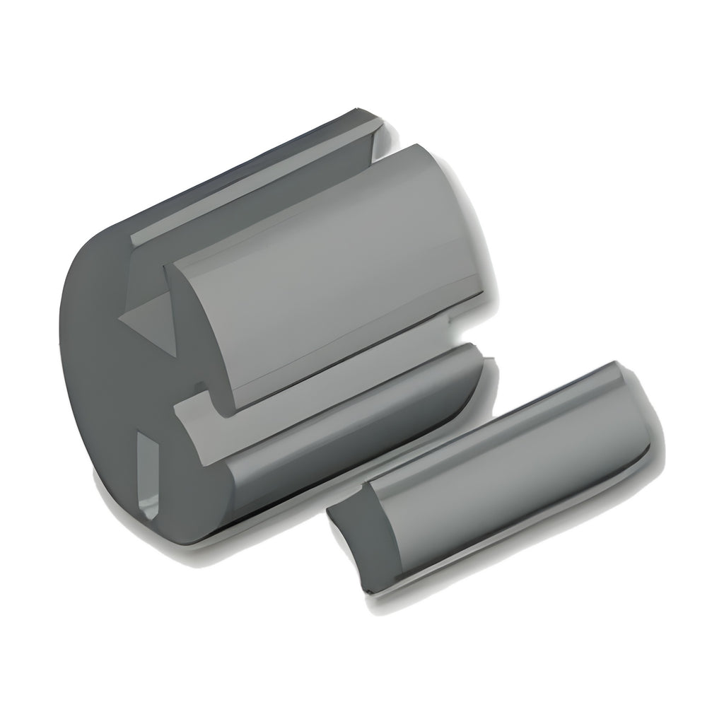 Fensterprofil mit Füller EPDM, Blech 4 mm, Scheibe 6 mm, schwarz (1C30-7042)